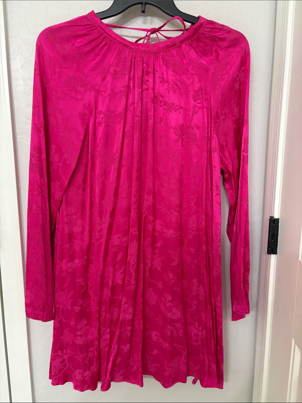 FRNCH Fuchsia Long-Sleeve Chemise